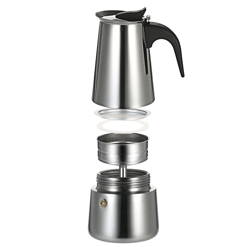 450 мл/300 мл/200 мл/100 мл кофеварка эспрессо Percolator Кофеварка Mocha Pot для использования