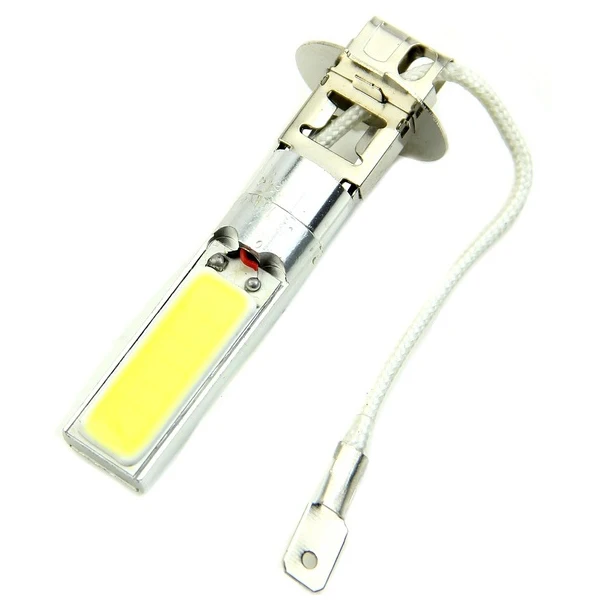 12V H3 COB светодиодный супер яркий белый светильник лампа противотуманный ходовой