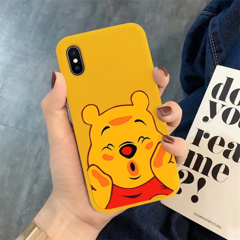 Khu-weinixio Мультяшный матовый чехол для телефона для iPhone 11 Pro XS Max XR X 10 8 7 6 6S Plus 7Plus роскошный мягкий ТПУ чехол для iPhone X чехол - Цвет: Khu-weinixio