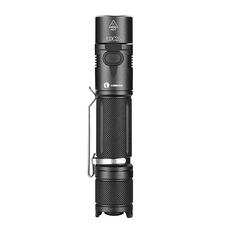 Светодиодный фонарь для самозащиты Cree XP L (V5) перезаряжаемый через USB EDC25 Макс. 1000