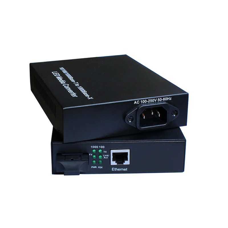 Бесплатная доставка оптоволоконный конвертер одномодовый волоконный linsn SC801