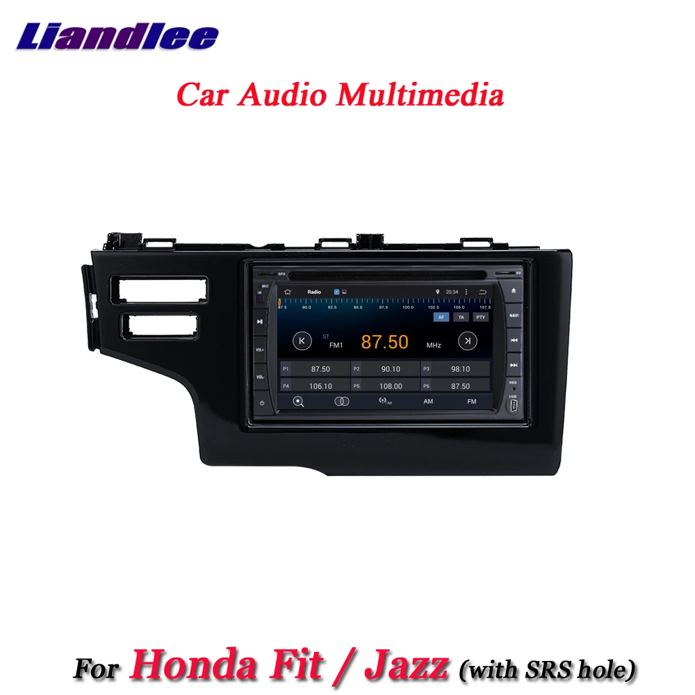 Автомобильная система Android для Honda Fit/Jazz 2013 Радио Рамка с SRS отверстием gps навигационный экран мультимедиа