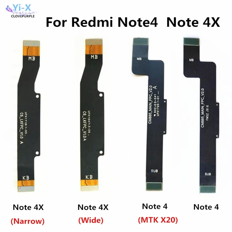 Для Xiaomi Redmi Note 4 4X основная плата Материнская соединительная гибкий кабель