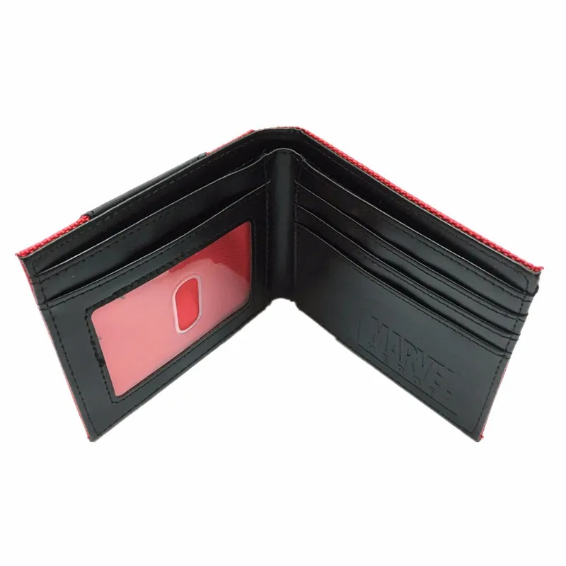 Мужские бумажники в стиле аниме marvel с силикагелем новый дизайн кошелек для денег