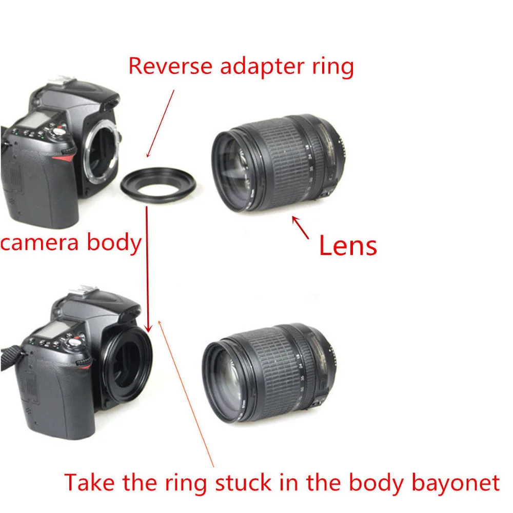 Переходное кольцо для макросъемки Nikon AF AI переходное 62 мм | Электроника