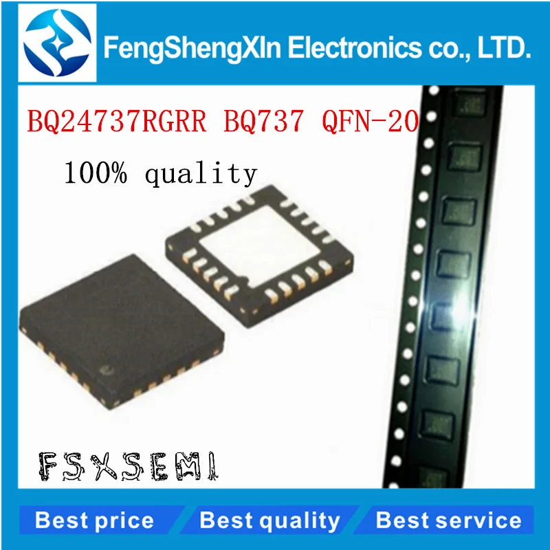 

10 шт./лот Новый BQ24737 BQ24737RGRR BQ737 QFN-20 chip