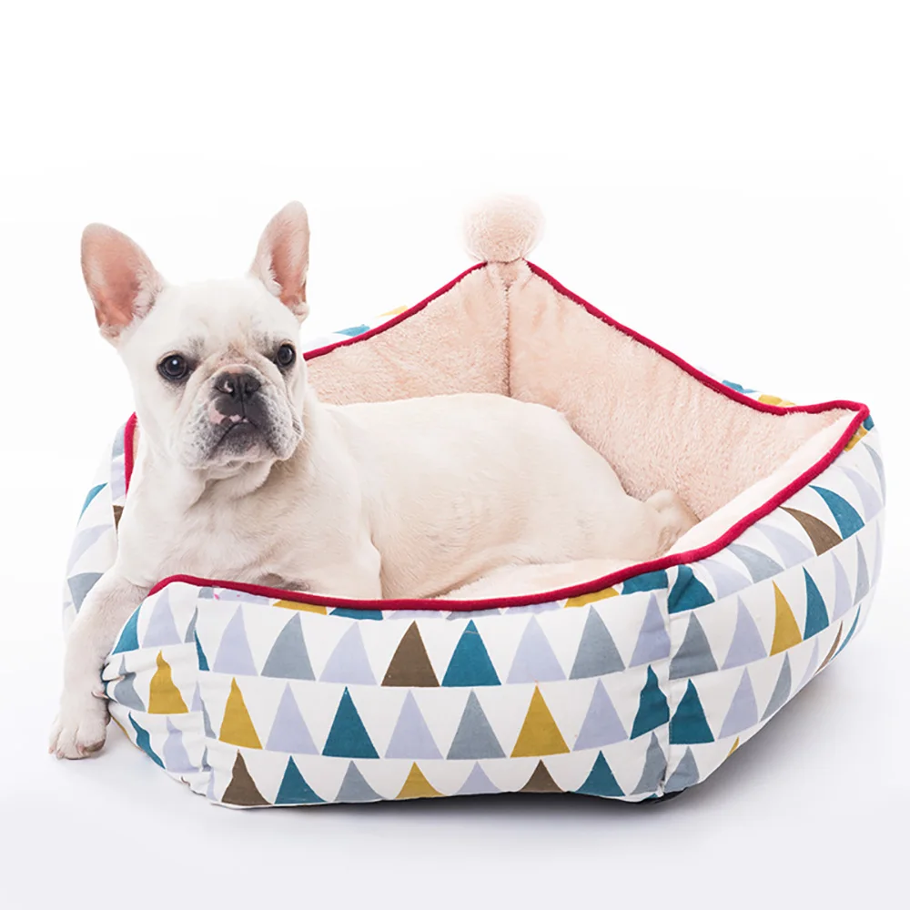 Кровать для щенка собаки теплый дом спальный мешок мягкий Конура маленьких и