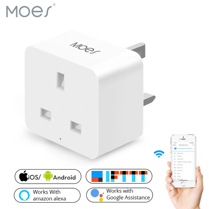 Великобритания WiFi умная розетка мобильное приложение дистанционное управление