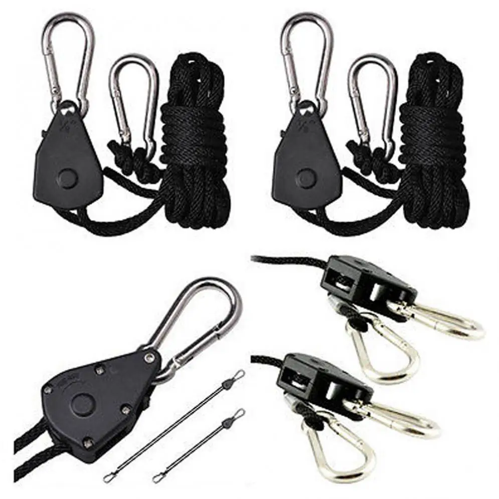 Подвесная веревка с храповым механизмом 150lb 1/8 &quot для выращивания палатки