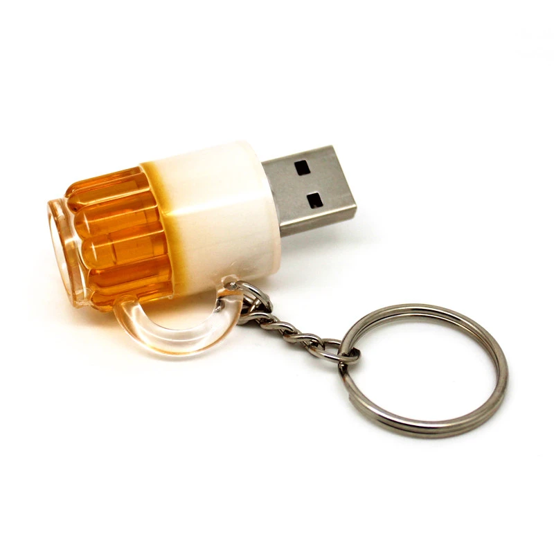 Горячая Распродажа мини флешка U disk пивная чашка с объемом памяти 64 ГБ 4 8 16 32 карта