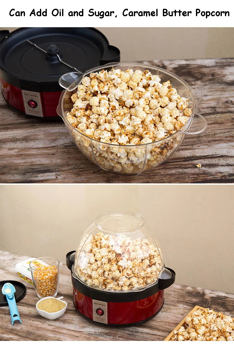 High-end Household Mini Popcorn Machine Can Add Oil and Sugar Bakeware Removable Washable MZ-003 |