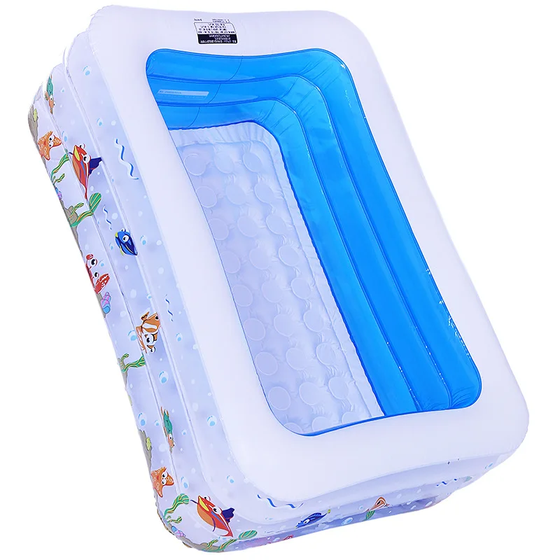 Large Square Baby Swimming Pool for Kids Inflatable Plastic Pools Bathtub YP02 | Мать и ребенок