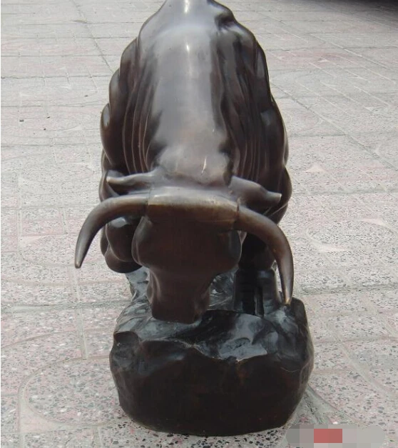 Бык бронзовые ремесла украшения для дома зарядка бык | Дом и сад