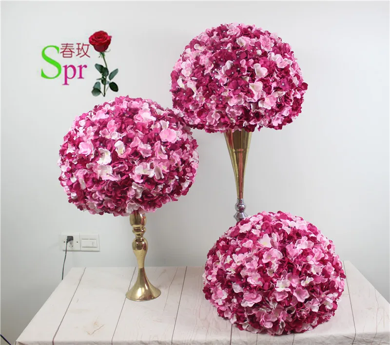 SPR 30 см/35 см/40 см/50 см диаметр. Свадебное мероприятие, Искусственный Свадебный Настольный цветок, шар, украшение, сценическая АРКА, Цветочный - Цвет: 50cm