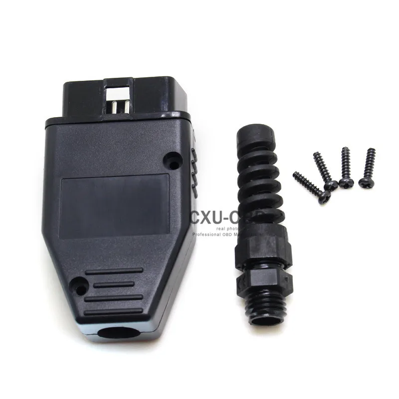 OBD2 EOBD 2 16 контактный разъем J1962 оптом и в розницу OBD штекер OBD2 16 контактный прозрачный/синий/черный