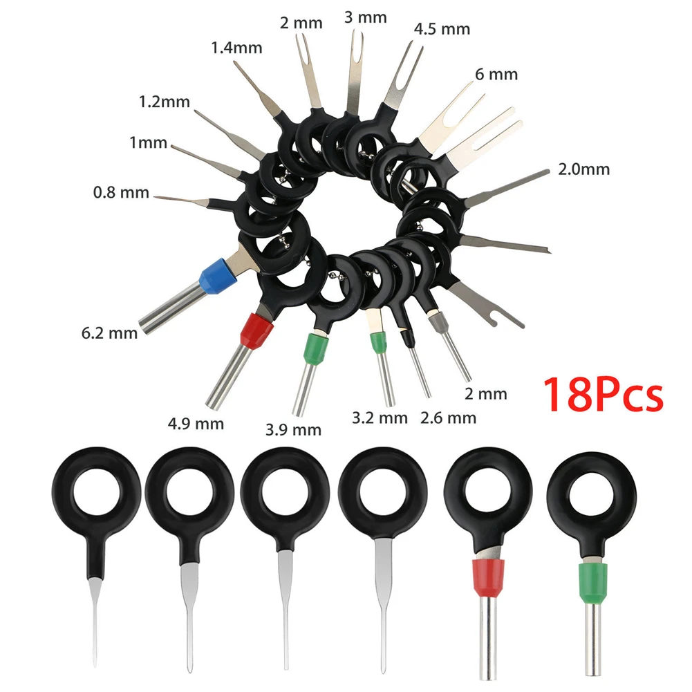 18 шт. инструмент удаления акне автомобильная проводка Клеммная вилка средство