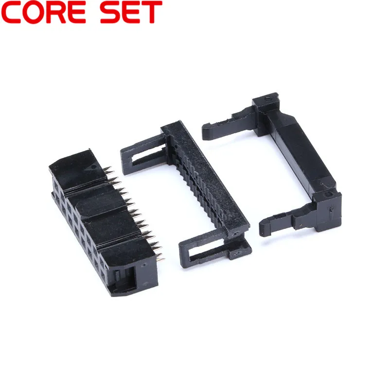 10 шт. двухрядные штырьковые разъёмы 2 54 мм|socket connector|l connectorsocket pin |