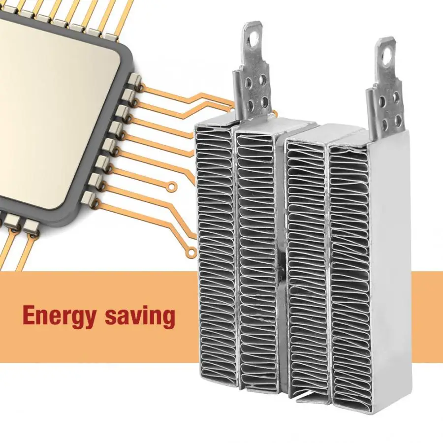 Gereedschap fgdeyuhju 12 V/24 V Алюминиевый Корпус постоянного Температура PTC пульсация нагревательный элемент термисторы подогреватель для деревообработки