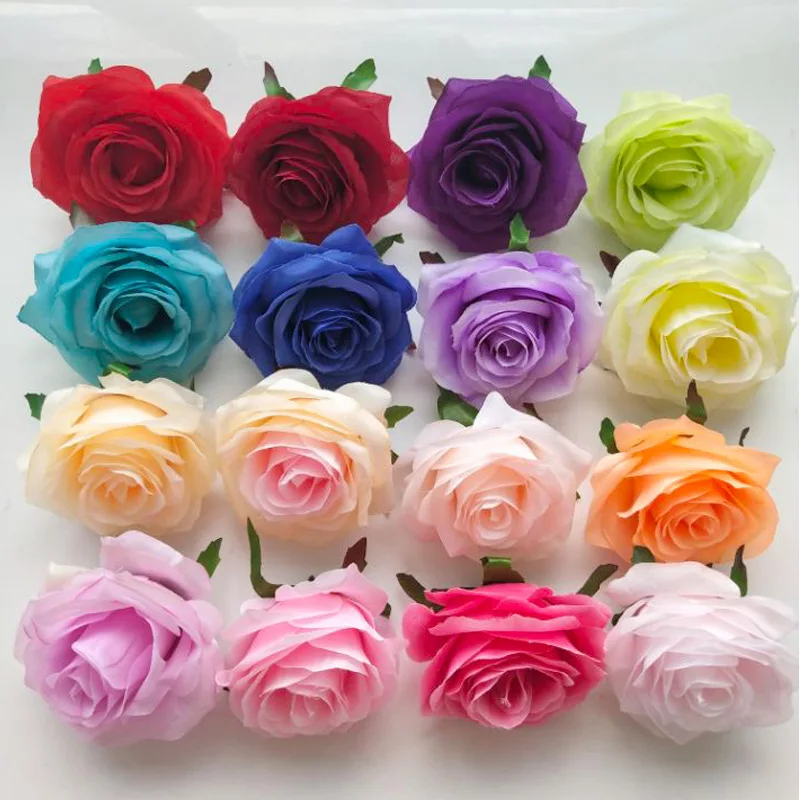 1 шт. искусственные цветы для роз французский Шелковый цветок букет свадьбы