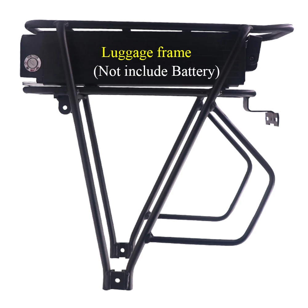 48V 20AH Lithium-ion Rack Mount Battery Rear Rack Batts with 54.6V 3Amp Charger for ebike fit 250w 500w 850w 1000W motor