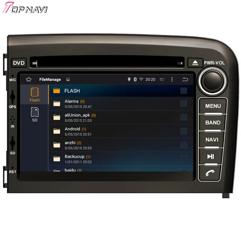 TOPNAVI 7 '', четыре ядра, 4 Гб Оперативная память Android 6,0 Автомобиль Радио Стерео gps для VOLVO S80 1998 1999 2000 2001 2002 2003 2004 2005 2006