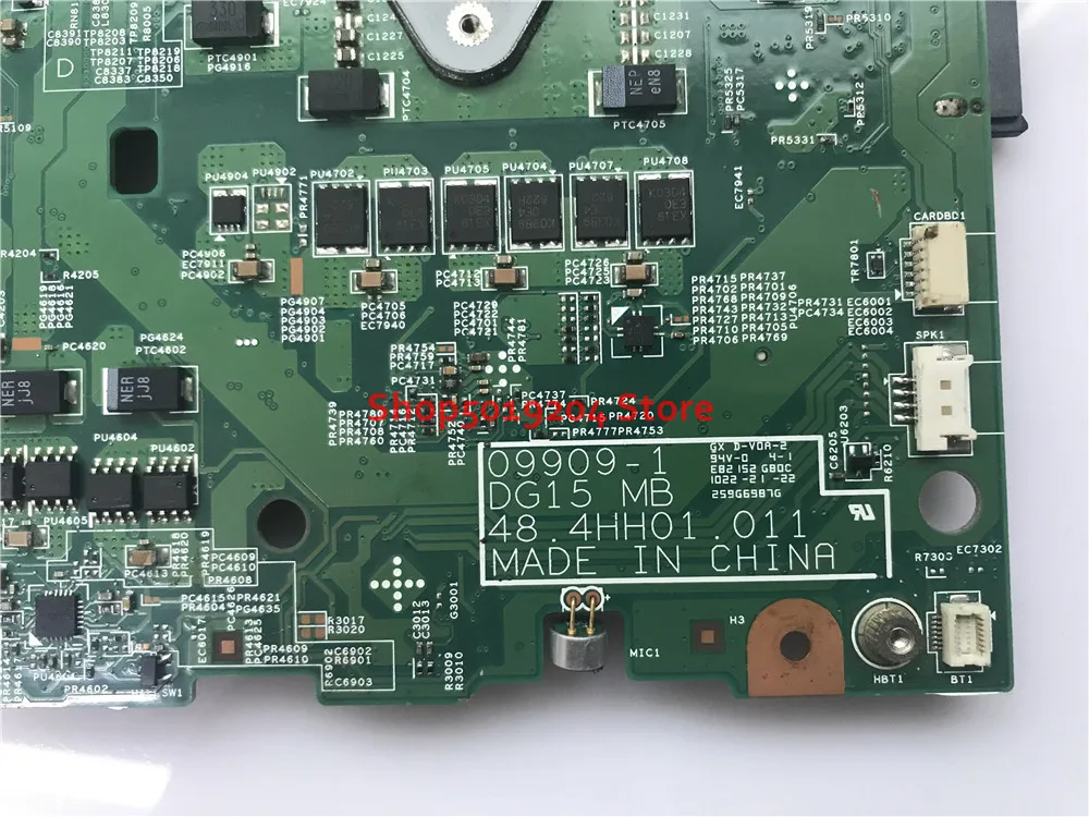 Материнская плата Y6Y56 0Y6Y56 материнская для ноутбука Dell Insprion N5010 09909-1 DG15 48.4HH01.011 HM57