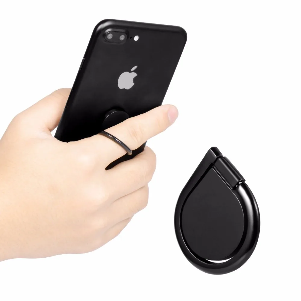 Универсальная Подставка кольцо на палец для iPhone X 8 Plus 7 6S 6 5S Samsung Galaxy S9 TISKE