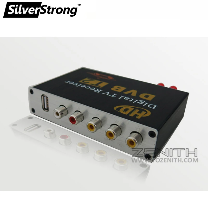 SilverStrong Автомобильный DVD ТВ бокс Dvb T2 Мобильный DVB приемник для автомобиля цифровой
