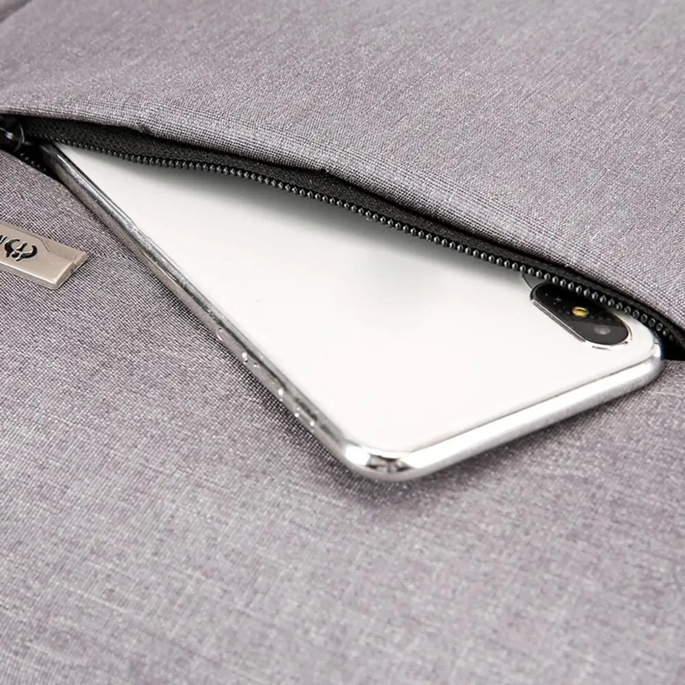 Деловой школьный рюкзак через плечо с USB интерфейсом для телефона максимальная