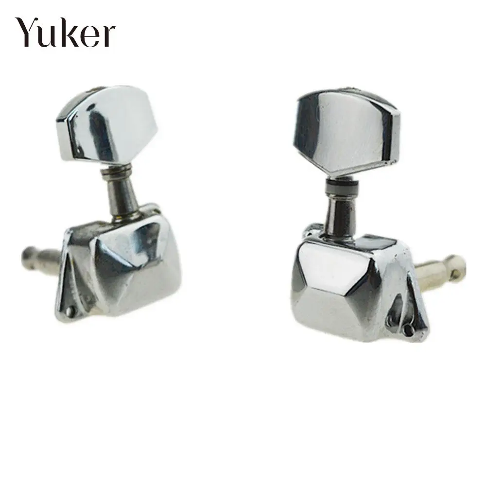 Tuners Machine Heads Professional Semi Closed Accessories Guitar String Button Durable Silver Tuning Keys Classic | Спорт и