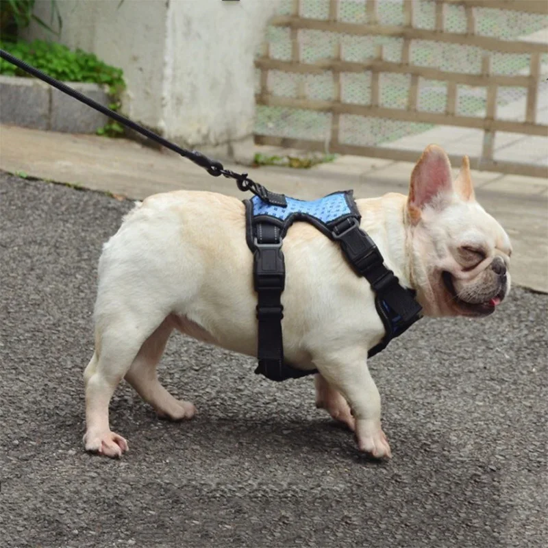 Small Large Dog Harness Vest Nylon Reflective Leads Mesh Padded dog Breathable pet Chest strap for Medium big dogs | Дом и сад