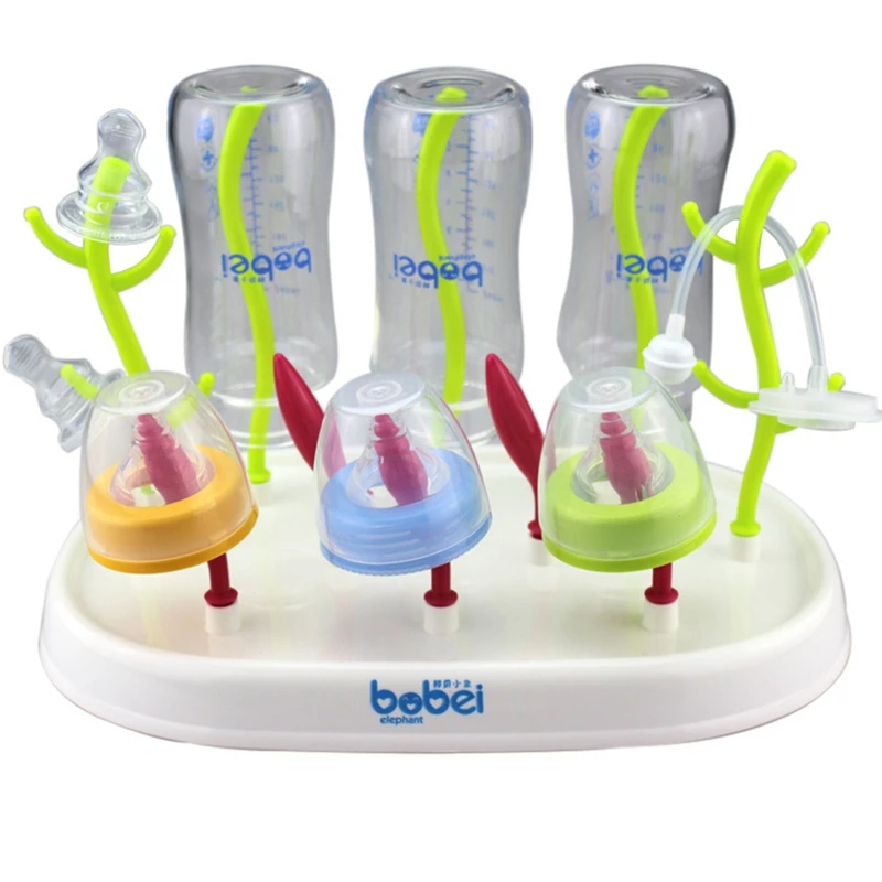 

3 Style Baby Feeding Bottles Cleaning Drying Rack Nipple Pacifier Cup Holder