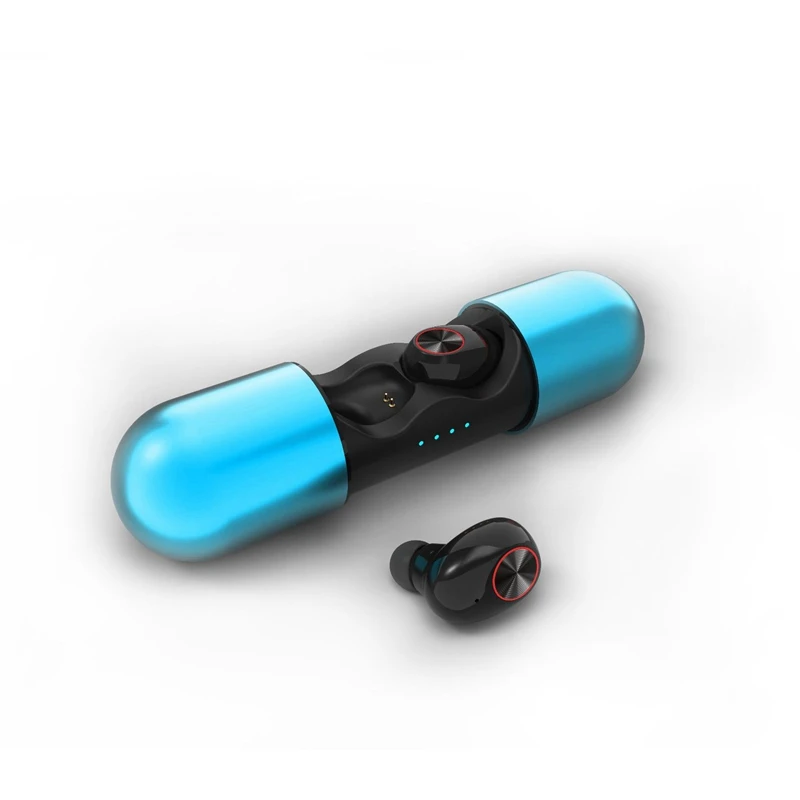 Bluetooth наушники TWS Наушники Беспроводные Bluetooth 5,0 наушники стерео Bluetooth наушники с микрофоном и зарядным устройством