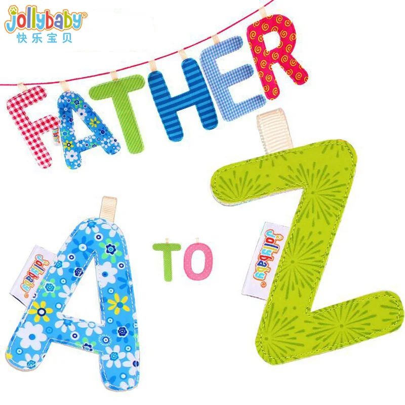 Детский бампер для детской кроватки Jollybaby 26 дюймов с английскими буквами игрушка