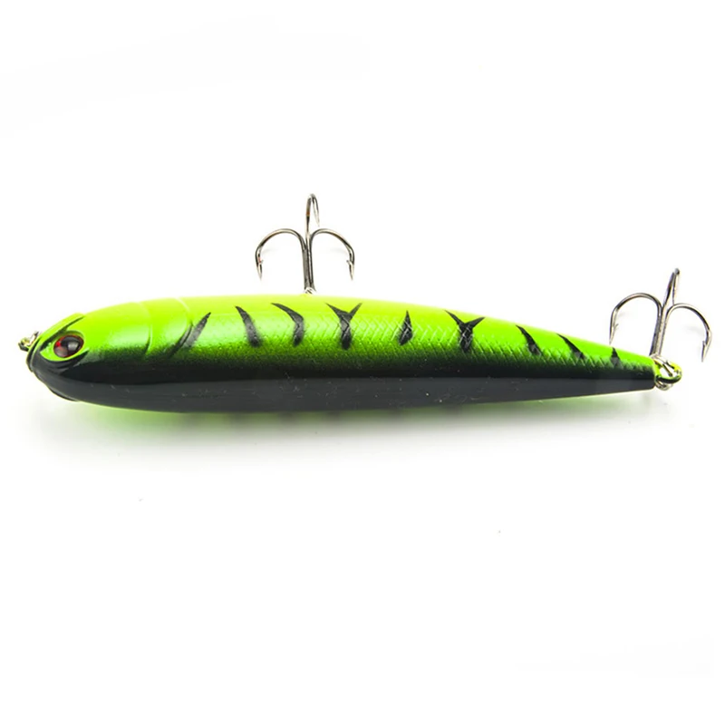 

10PCS/Lot Pencil Lure Topwater Dogs Hard Lures Baits 12cm/22g Plastic Wobbler Artificial Hard Bait Fishing Tackle