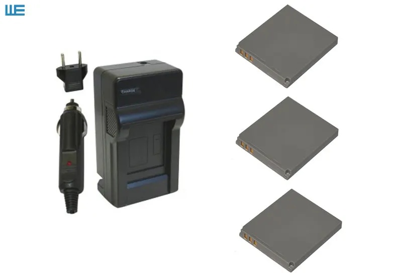 Аккумулятор и зарядное устройство для Canon PowerShot SD40 SD30 SD200 SD300 SD400 SD430 SD450 SD600 SD630 |