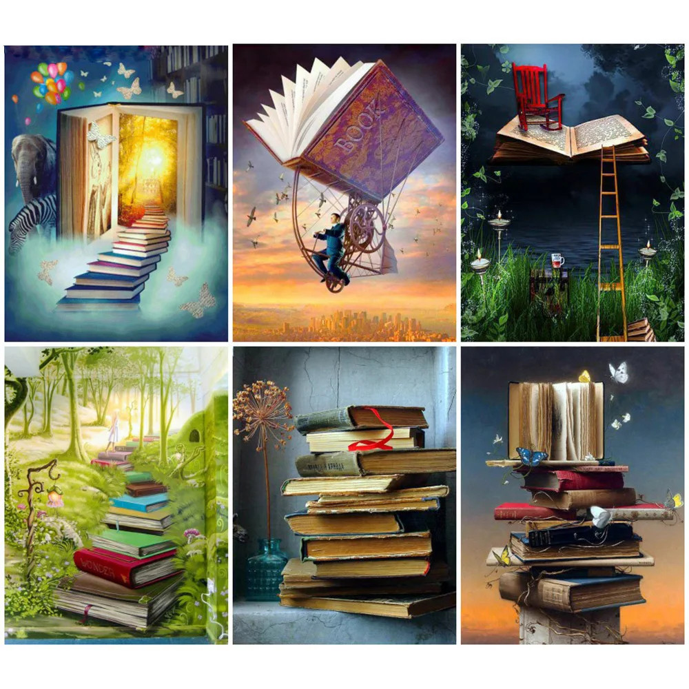 Алмазная 5D Вышивка сделай сам живописная картина с полными квадратными стразами