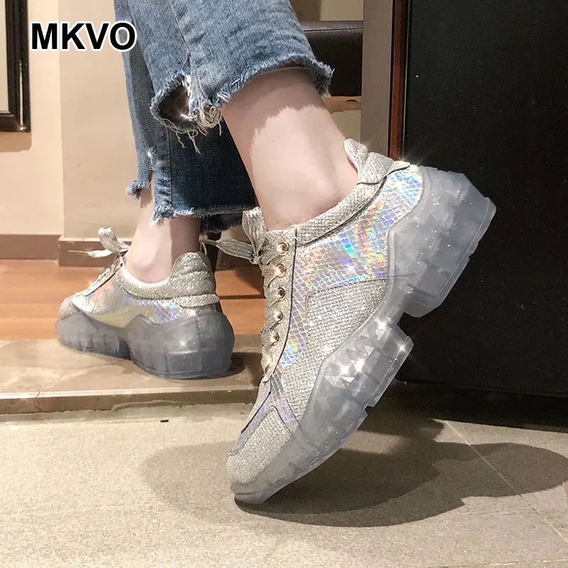 Роскошные Дизайнерские повседневные Модные женские кроссовки сезон