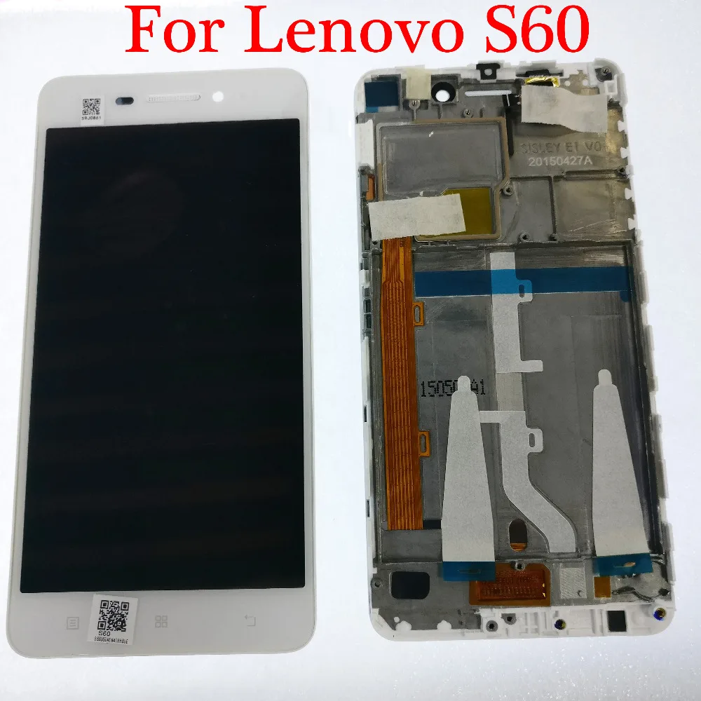 Белый/черный 5 0 дюймов для Lenovo S60 S60W S60T S60A ЖК дисплей с сенсорным экраном
