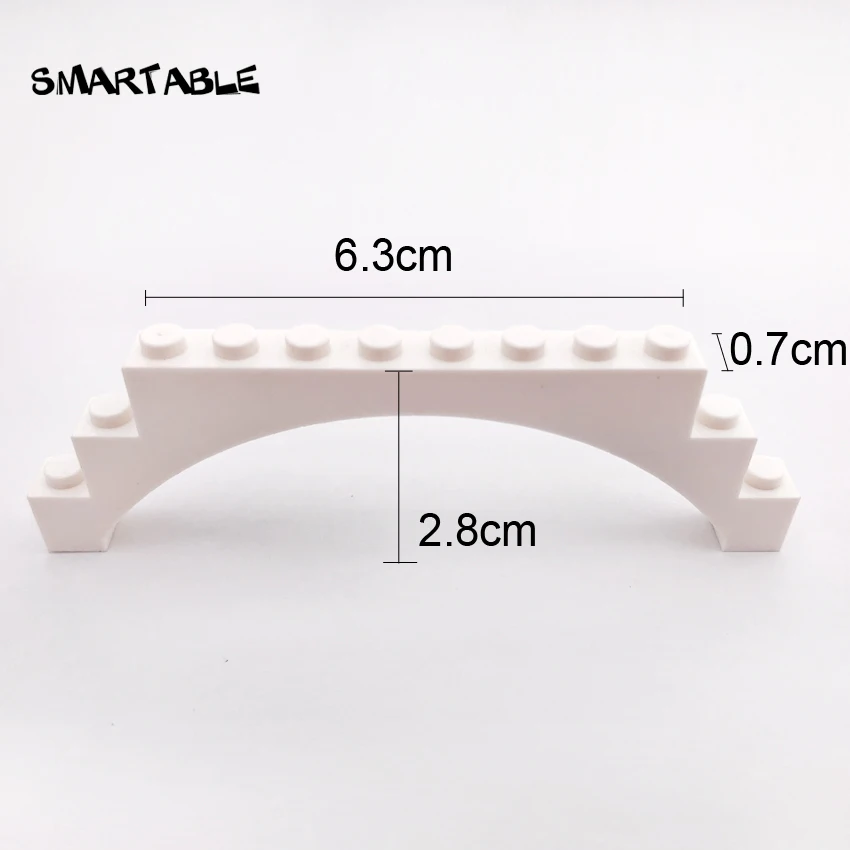 Smartable конструктор Арка 1x12x3 строительные блоки MOC детали игрушки для детей Паровая