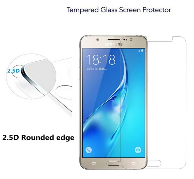 [2 упак.] 9H твердость Стекло на для Samsung Galaxy J7 закаленное Стекло SM-J710FN SM-J710F SM-J710H защитное стекло для самсунг галакси J7