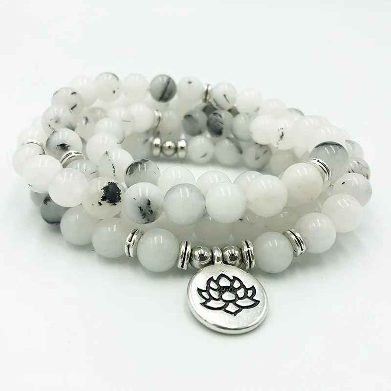 Браслет с цветком лотоса или ожерелье высокое качество Yogo ювелирные изделия 108