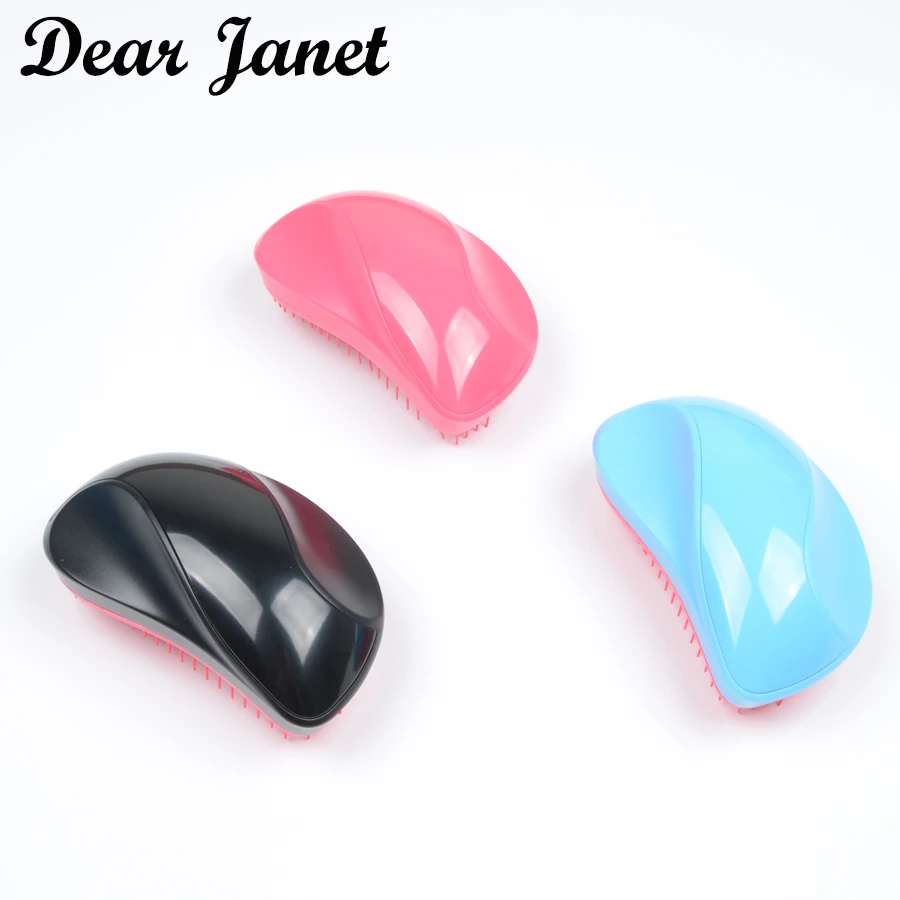 5 шт. милая расческа для волос профессиональная сглаживания 3 вида цветов ABS