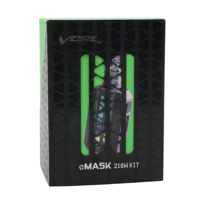 Оригинальный Vzone EMask тк кит 218 Вт MOD с 6 мл уран танк электронная сигарета Vape 5-цвет