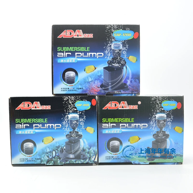 

SAP-500 8001200 submersible pump oxygen / oxygen pump / LED oxygen landscape lamp
