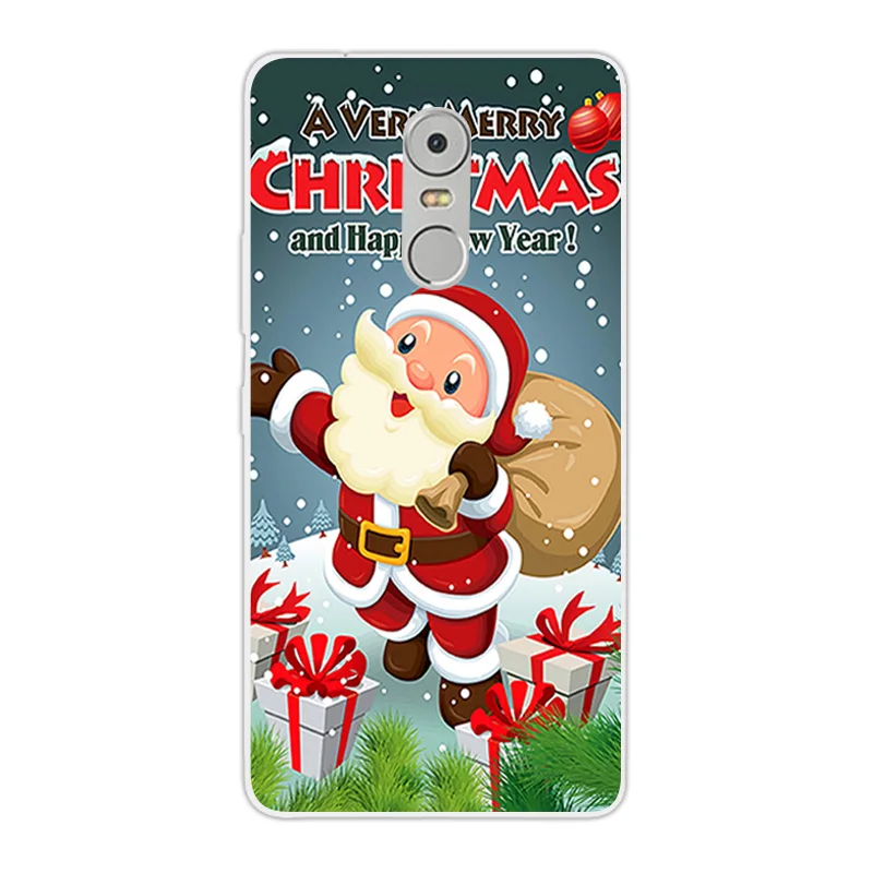 22 Для lenovo K6 Note 5,5 дюймов K53 A48 K6Note K53A48 чехол TPU силиконовый чехол для телефона дизайн для рождественского сезона для lenovo K 6 Note Gel - Цвет: 22