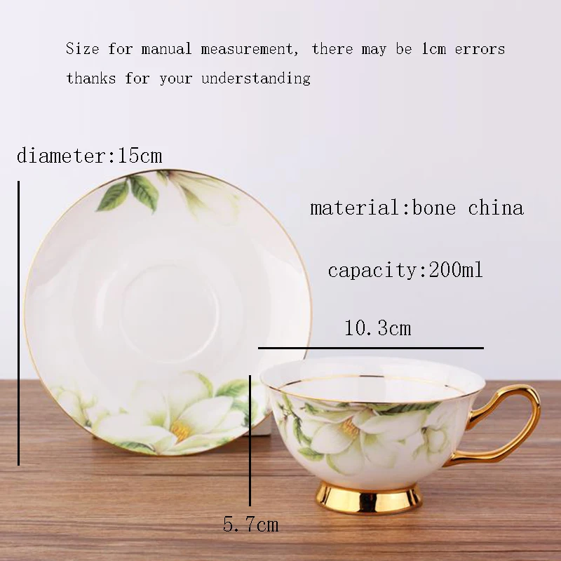 2 шт./лот 200 мл краткое цветок лилии Керамика костяного фарфора капучино Кофе