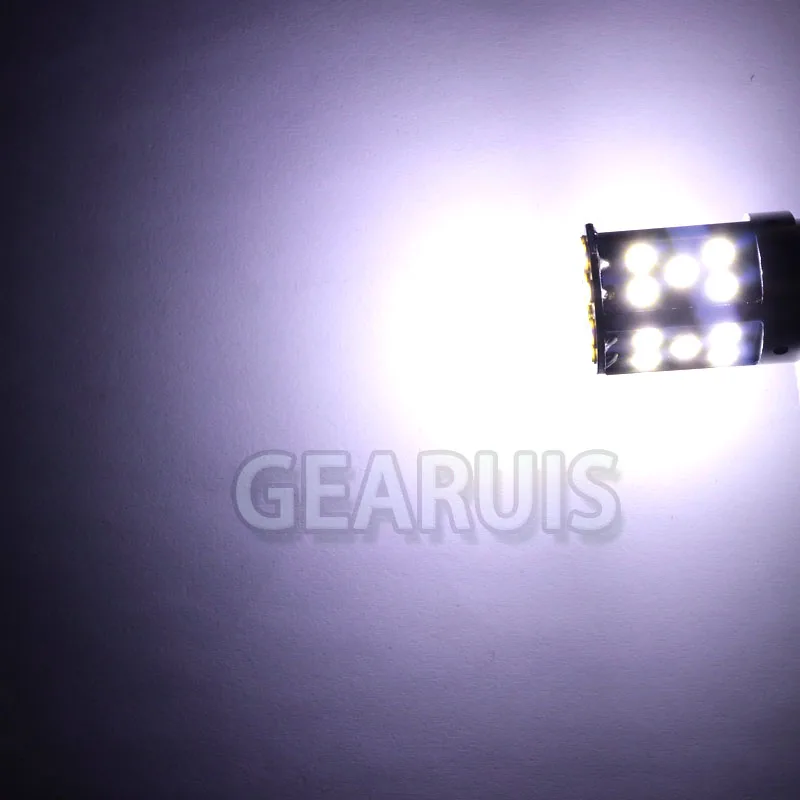 18 Вт No Hyper Flash 1156 bau15s py21w ba15s p21w 1.5A 35 smd 3030 светодиодные T20 7440 Обратные резервные