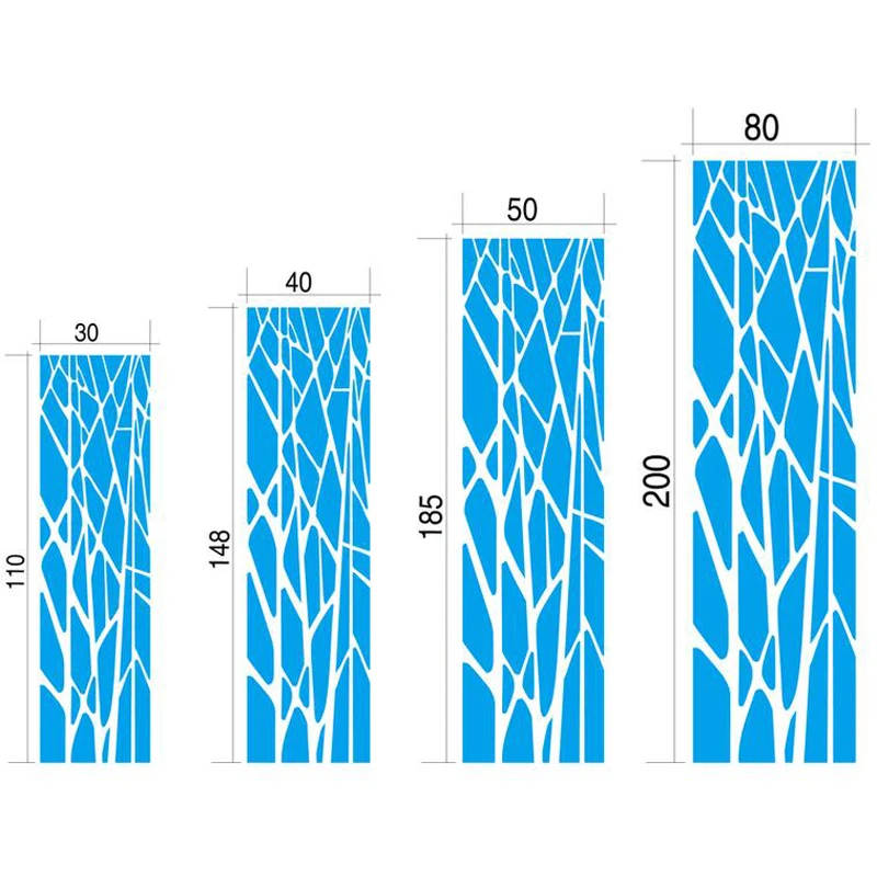 

Mirror Decorative Wall Sticker Fashion Living Room Bedroom Decoration Europe Style Wall Decals Art Door Tree Sticker