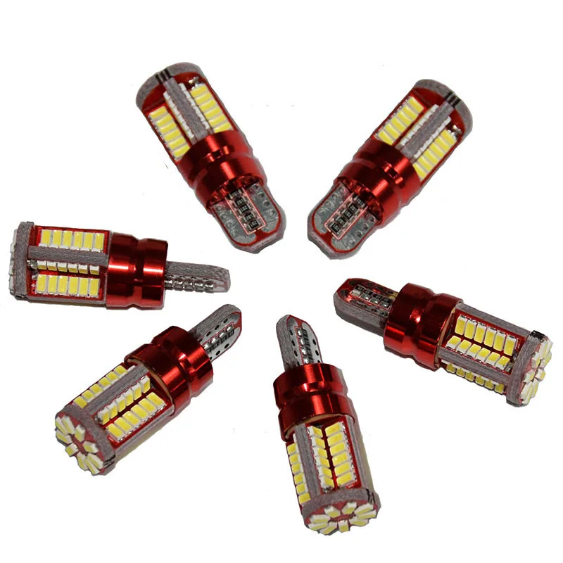 2 шт. Сверхъяркие Автомобильные светодиодные лампы SMD 12 В T10 W5W 168 194 | Автомобили и